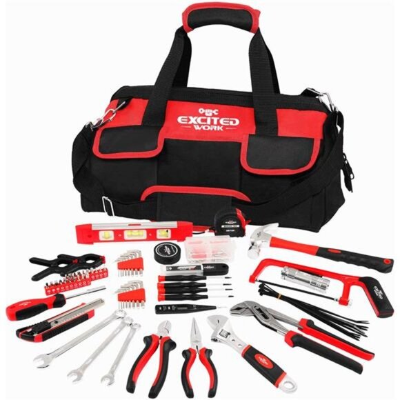 169-Piece Premium Tool Kit with 16 inch Tool Bag - Picture 2 of 7